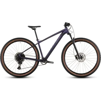Horské kolo CUBE ATTENTION SLX 29" 2026 Purple Galaxy/Black – hardtail MTB Barva: Fialová, Velikost: L 29" hardtail s odpruženou vidlicí RockShox a Sram 1x12 pro přesné řazení