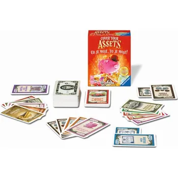 Společenská hra Ravensburger Cover Your Assets: Co je moje, to je moje!