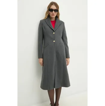 Dámský kabát Kabát Answear.LAB dámský, šedá barva, přechodný CBCP2871B.ILK 90X, vel. S/M