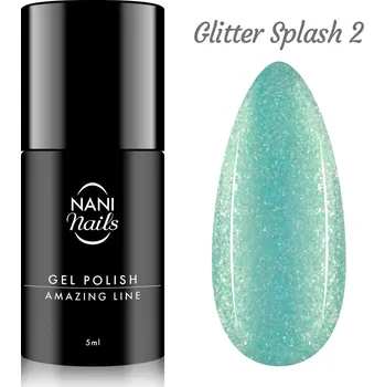Přípravek na nehty NANI gel lak Amazing Line 5 ml - Glitter Splash