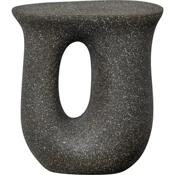 Toaletní stolek WOOOD Černý odkládací stolek Moson 45 cm