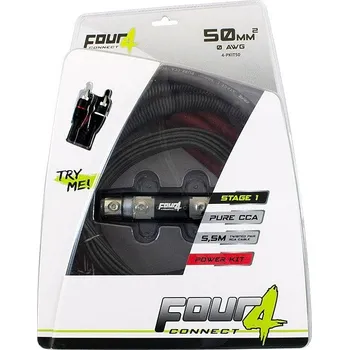 Couvací kamera Kabelová sada Four Connect Stage1 KIT 50 4-PKIT50 + Prodloužená lhůta na vrácení zboží do 40 dnů