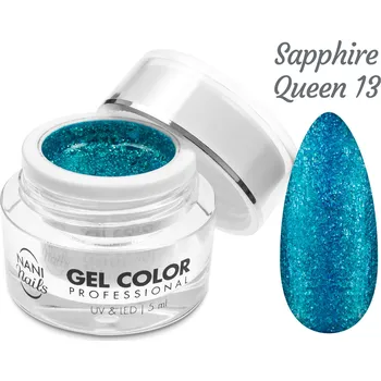 NANI UV/LED gel Glamour Twinkle 5 ml - Sapphire Queen