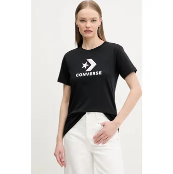 Pánské tričko Bavlněné tričko Converse 10027386.A01 černá 99X, vel. M