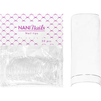 NANI tipy č. 0, krátká lep. plocha 50 ks - Clear