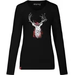 Dámské tričko Almgwand TENNERALM - černá 3XL