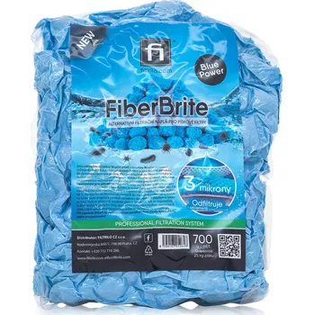 Bazénová chemie Filtrilo Filtrační kuličky FiberBrite Blue Power pes 50mm, 700g Balení: 1 Ks