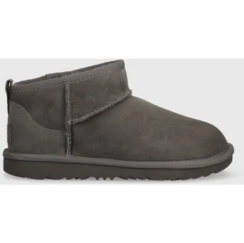 Dívčí sněhule Dětské semišové sněhule UGG KIDS CLASSIC ULTRA MINI 1130750K šedá 90X, EUR 32.5