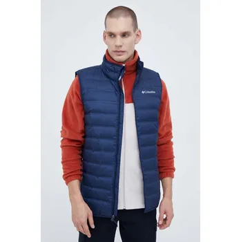 Pánská vesta Sportovní péřová vesta Columbia Lake 22 tmavomodrá barva 1864592 59A, vel. S