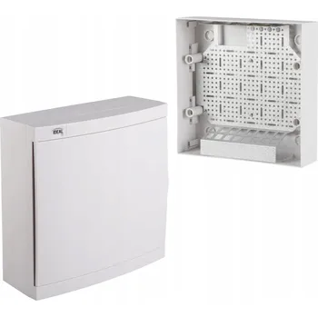 Rozvaděč Kanlux multimediální rozvodnice nástěnná KDB-S24PM, plastová, bílá IDEAL