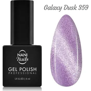 Lak na nehty NANI Cat Eye gel lak 6 ml - Galaxy Dusk