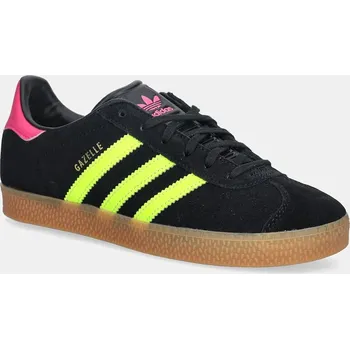 Chlapecké tenisky Dětské semišové tenisky adidas Originals GAZELLE JQ5994 černá 99X, EUR 35.5