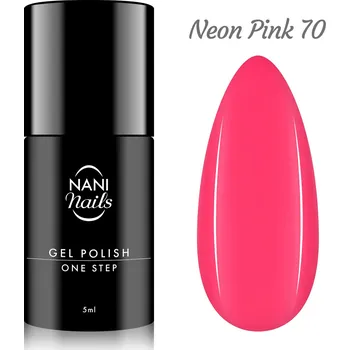 Lak na nehty NANI gel lak One Step 5 ml - Neon Pink