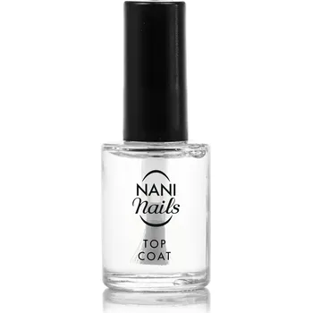 Lak na nehty NANI Top Coat 14 ml - Vrchní lak, Clear