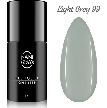 Lak na nehty NANI gel lak One Step 5 ml - Light Grey