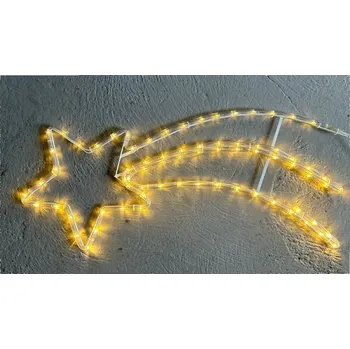 Vánoční osvětlení Light Irridiance Vánoční LED dekorace - Kometa (70 cm) Teplá bílá