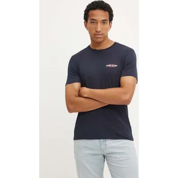 Pánské oblečení Bavlněné tričko Guess Jeans M4YI55.K8HM0 námořnická modř 59X, vel. M