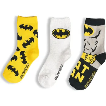 GATE Balení 3 párů ponožek Batman 31/34 825-0773/83