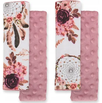 Kočárek Chrániče na bezpečnostní pásy do kočárku minky Lapače snů