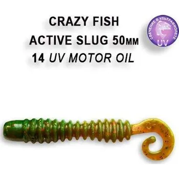 Umělá nástraha Crazy Fish Active Slug 2 5cm barva 14 motor oil