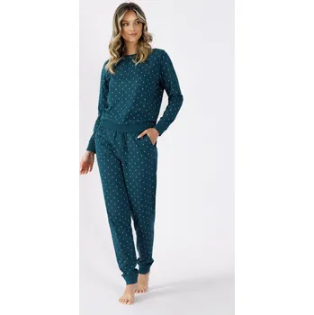 Dámské pyžamo Leveza dámské pyžamo bavlna zelené, velikost XL
