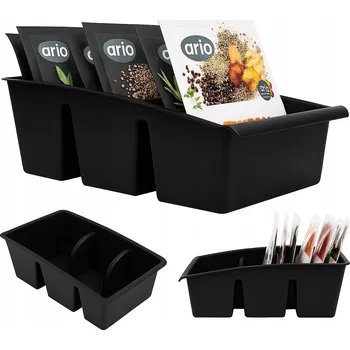 Úložný box Organizér, dózy na koření, bylinky, sáčky