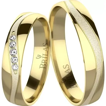 Prsten Okrus Gold - snubní prsteny ze žlutého zlata