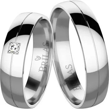 Prsten Tara White - snubní prsteny z bílého zlata