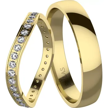 Prsten Superba II Gold - snubní prsteny ze žlutého zlata