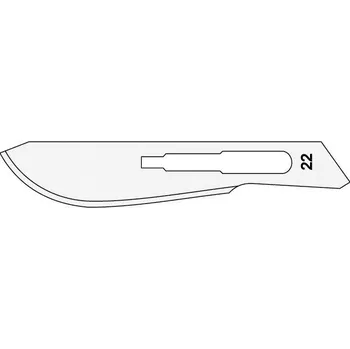 Surgeon čepelka skalpelová Carbon Steel - č. 22