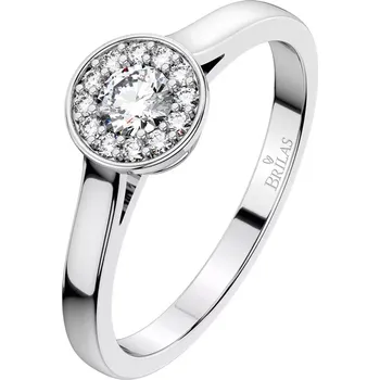 Prsten Zlatovláska Princess White - zásnubní prsten z bílého zlata