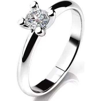 Šperk Hestia White - klasický zásnubní prsten v dokonalém provedení