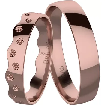 Prsten Alena Red - snubní prsteny z červeného zlata