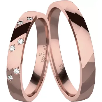 Prsten Angel Red - snubní prsteny z červeného zlata