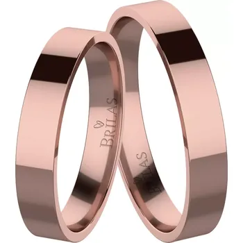 Prsten Parisa Red - snubní prsteny z červeného zlata