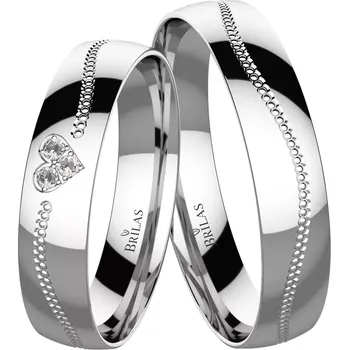 Prsten Stelaria White - snubní prsteny z bílého zlata