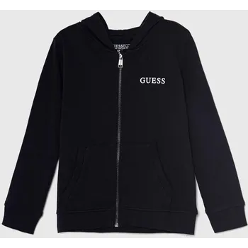 Chlapecká mikina Dětská bavlněná mikina Guess N3YQ07.KAUG0.9BYH námořnická modř 59X, vel. 118-122