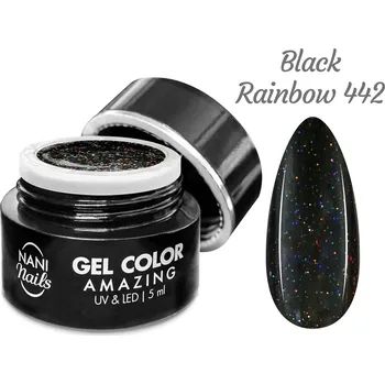 NANI UV gel Amazing Line 5 ml - Black Rainbow