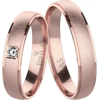 Prsten Temu Red - snubní prsteny z červeného zlata