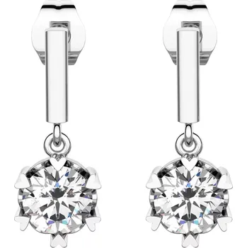 Náušnice Rosmerta - stříbrné náušnice se zirkony