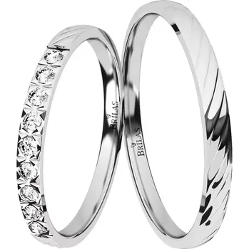 Prsten Zoja White - snubní prsteny z bílého zlata