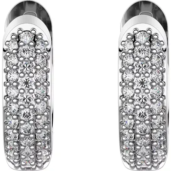 Náušnice Miriam - stříbrné náušnice se zirkony