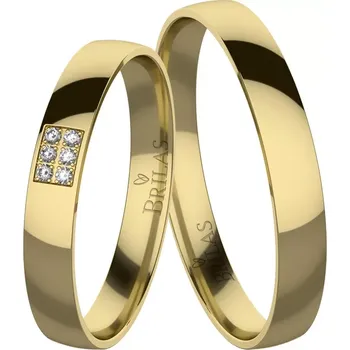 Prsten Otýlie Gold - snubní prsteny ze žlutého zlata