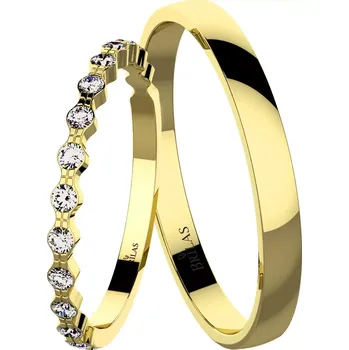 Prsten Shanel Gold - snubní prsteny ze žlutého zlata