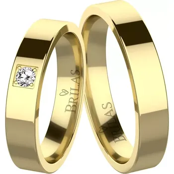 Prsten Efisio Gold - snubní prsteny ze žlutého zlata
