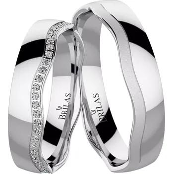 Prsten Dalma White - snubní prsteny z bílého zlata