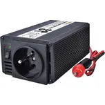 Solight invertor 12V, USB 500mA, kovový, černý, max. zatížení: 200W