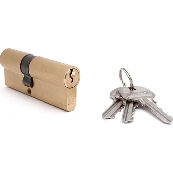 Vložka do dveří Vložka zámku 30/40 A2 GXL mosaz satén EURO klíč 3ks