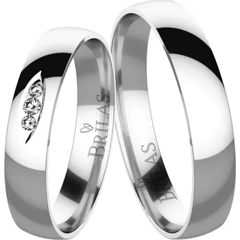 Prsten Brigit White - elegantní snubní prsteny z bílého zlata