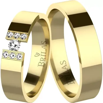 Prsten Epona Gold - snubní prsteny ze žlutého zlata